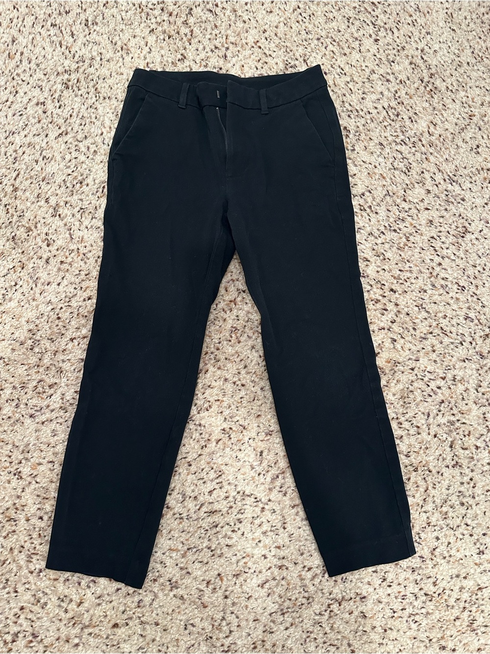 Gap Petite Black Cropped Work Pants size 0